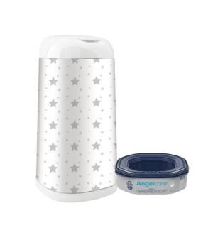 פח חיתולים Angelcare מעוצב + מחסנית מתנה