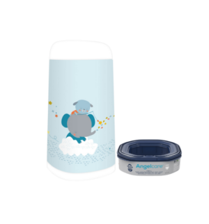 פח חיתולים Angelcare מעוצב לחדר פילון ודובון + מחסנית 1 מתנה