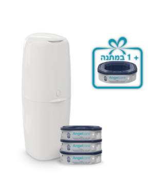 פח חיתולים Classic XL – כולל 3 מחסניות + מחסנית נוספת במתנה!